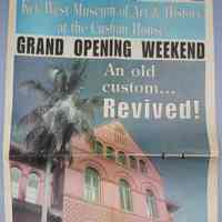 Key West Museum of Art & History at the Custom House Grand Opening Weekend