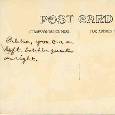 Culebra Y.M.C.A. on Left. Bachelor Quarters on Right.: © Key West Art & Historical Society