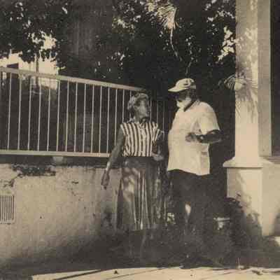 Hemingway and his Fourth Wife, Mary Welsh, Vigia Farm