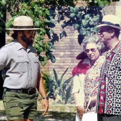 Queen Elizabeth II and Prince Philip at Dry Tortugas National Park