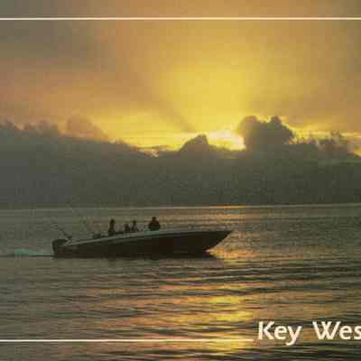 Sunset and Boating - Key West