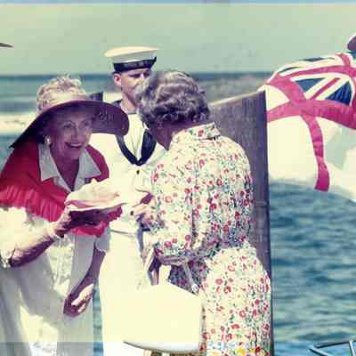 Queen Elizabeth II and Prince Philip at Dry Tortugas National Park