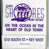          Atlantic Shores Resort Matchbook; © Key West Art & Historical Society
   