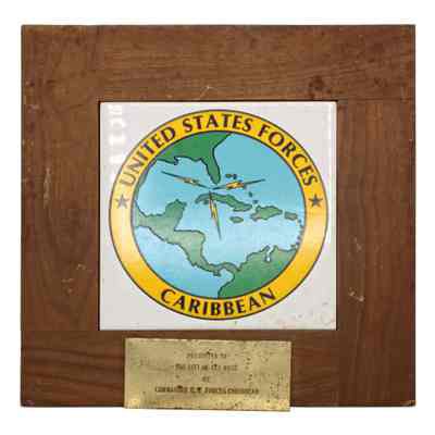 United States Forces Caribbean Plaque