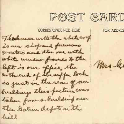 Verso of postcard: © Key West Art & Historical Society