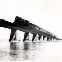 Florida East Coast Railway Train on Seven Mile Bridge