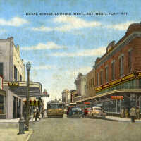 Duval Street Looking West, Key West, Fla.