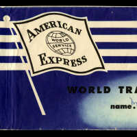          American Express World Travel Service Envelope
   