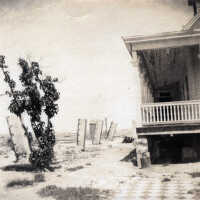 Hurricane Damaged House