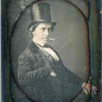          Man in a Top Hat Smoking a Cigar; © Key West Art & Historical Society
   