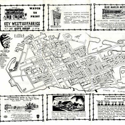 Key West Tourism Map