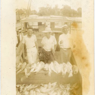 Unknown Men with Fish