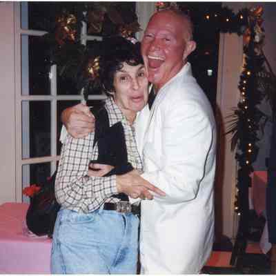 Nancy Loewy and Rusty Rhodes at Pigeon House Patio Restaurant and Bar