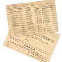 Ernest Hemingway Safety Deposit Box Cards