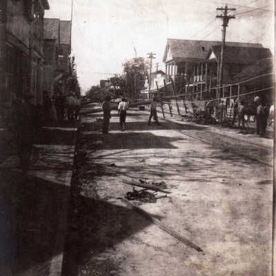 Hurricane Damage on Duval Street