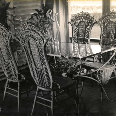 Wicker Dining Room Set