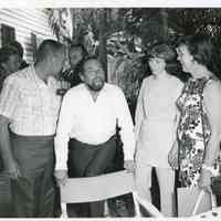 Tennessee Williams with Party Guests
