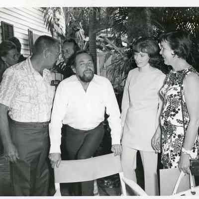 Tennessee Williams with Party Guests