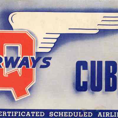 Q Airways Ticket Envelope