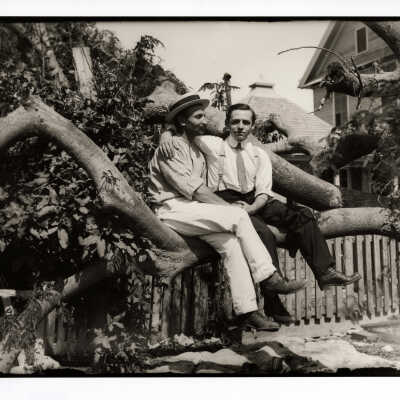 Two Men in Key West Tree
