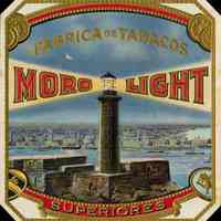 Moro Light Cigar Label