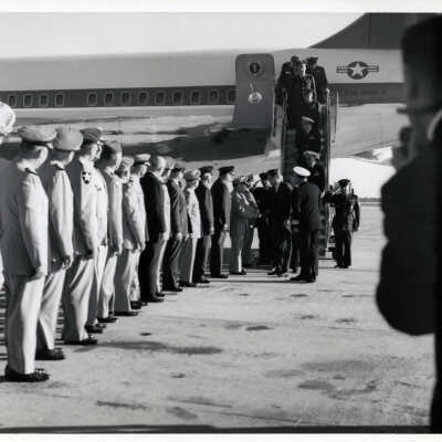Arrival of President John F. Kennedy at Naval Air Station Key West