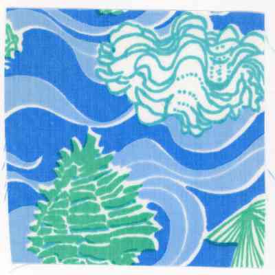 Key West Hand Print Fabrics Swatch