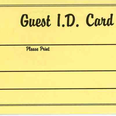 Atlantic Shores Resort Guest ID Card Back: © Key West Art & Historical Society