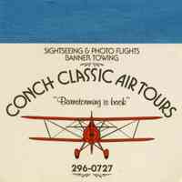 Conch Classic Air Tours Rack Card