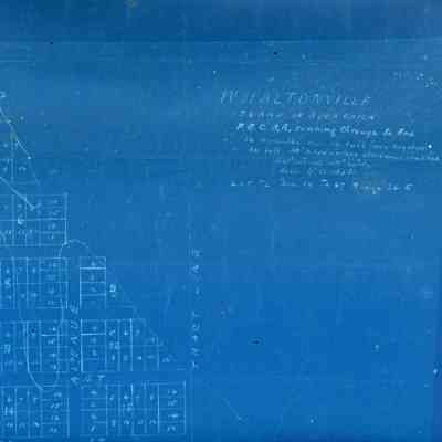 Whaltonville Plat Map