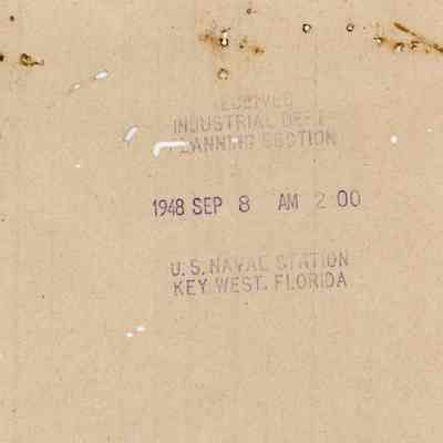 Bill of Material and Progress List: © Key West Art & Historical Society