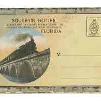 Souvenir Folder Illustrating in Colors Scenes Along the Oversea Railroad, Key West Extension, Florida