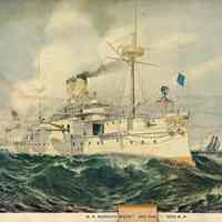 U.S. Battleship "MAINE" 6682 Tons 9293 H.P.