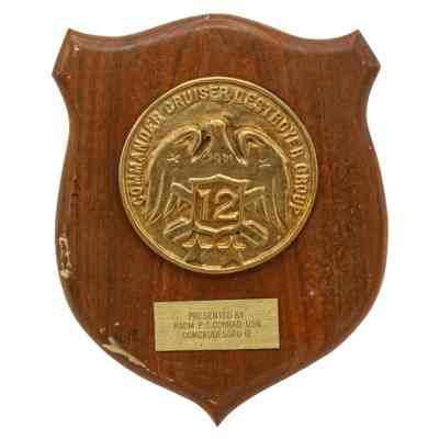 Commander Cruiser Destroyer Group 12 Plaque