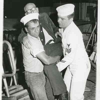 Disembarking During Mariel Boatlift