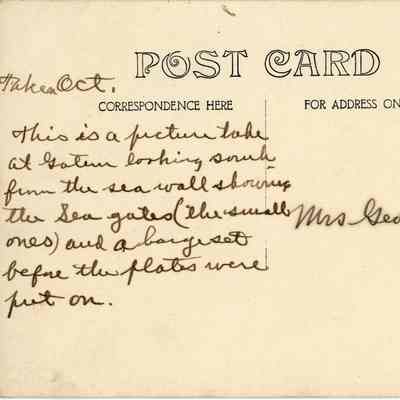 Verso of postcard: © Key West Art & Historical Society