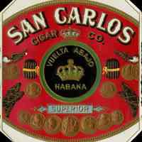 San Carlos Cigar Company Label
