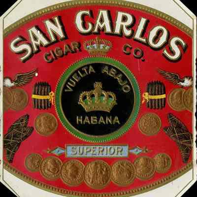 San Carlos Cigar Company Label