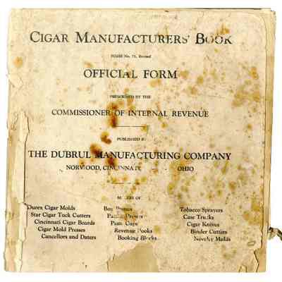 Cigar Manufacturers' Ledger