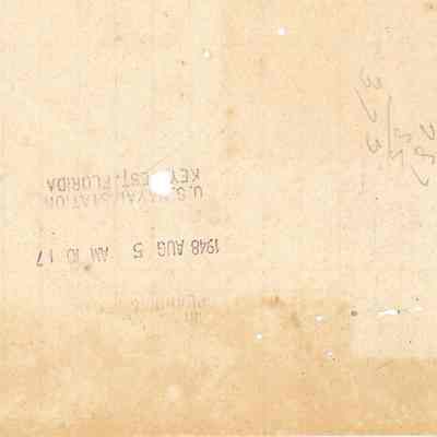 Bill of Material and Progress List: © Key West Art & Historical Society