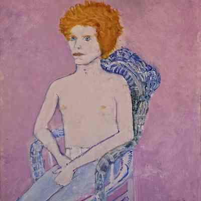 Young Fairy in a Wicker Chair