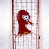 Fence Panel Red Parrot