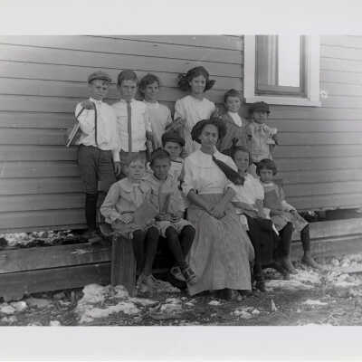 Marathon School with Students