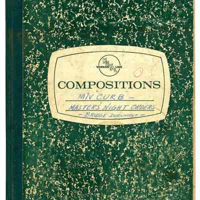 M/V CURB Master's Night Orders