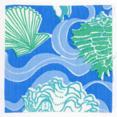 Key West Hand Print Fabrics Swatch