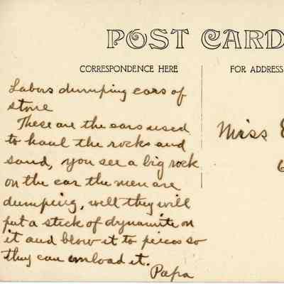 Unloading Cars of Stone: © Key West Art & Historical Society