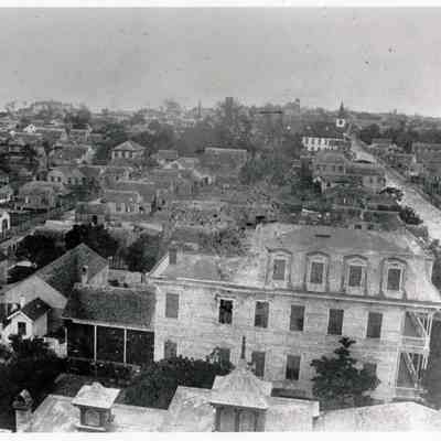View of Whitehead Street from the Key West Lighthouse