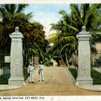 Entrance to U.S. Naval Station, Key West, Fla.