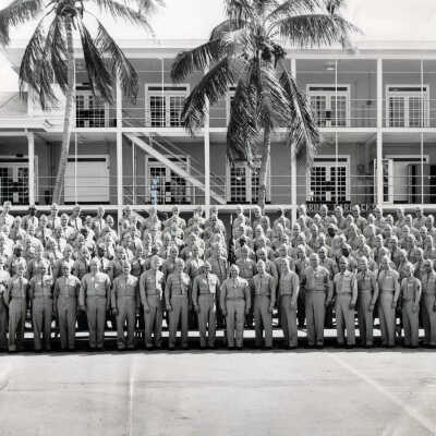 U.S. Marines Outside the Marine Barracks