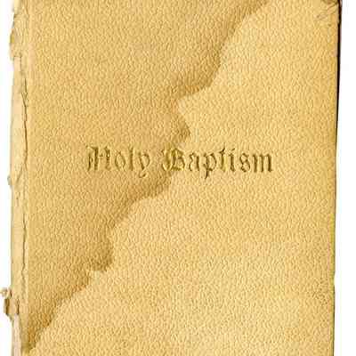 Holy Baptism Book